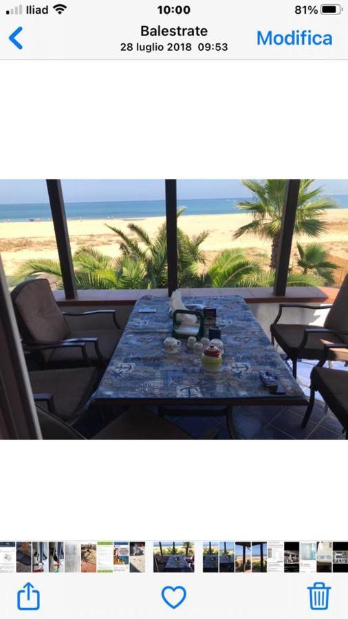 La Casa Sulla Spiaggia Villa Balestrate Bagian luar foto