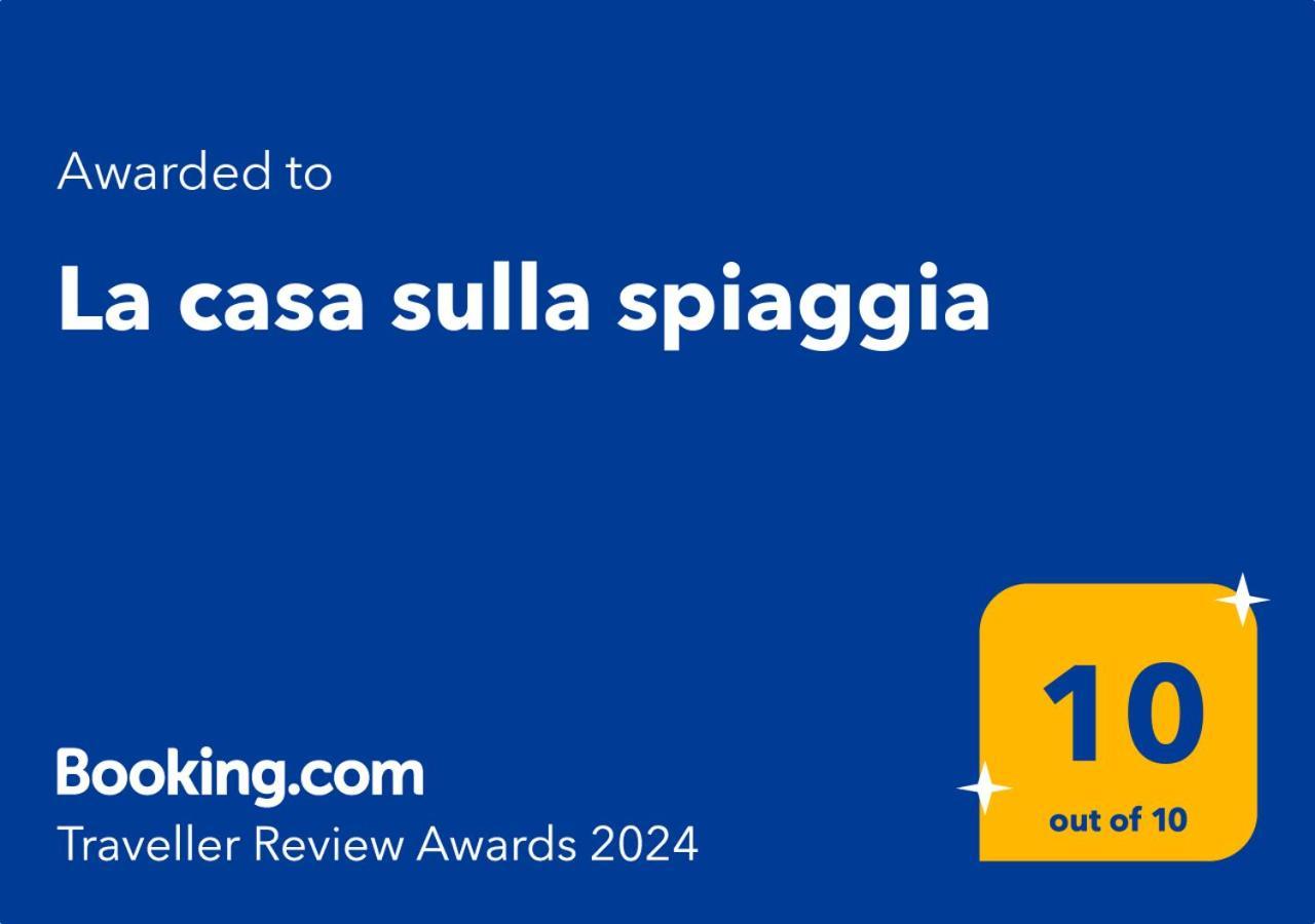 La Casa Sulla Spiaggia Villa Balestrate Bagian luar foto